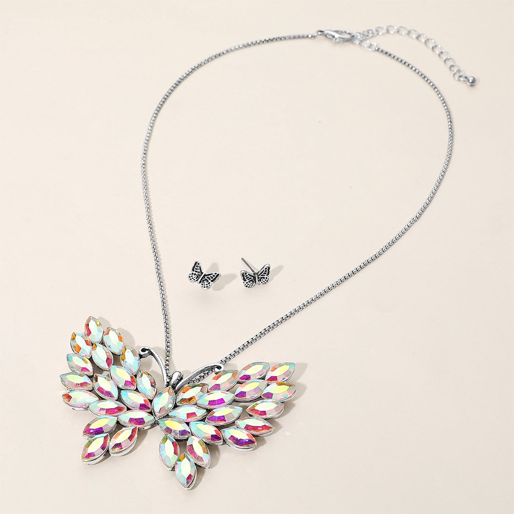 Flutterlight - Iridescent Necklace