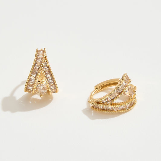 Echo Point - 14k Gold Dipped Earrings