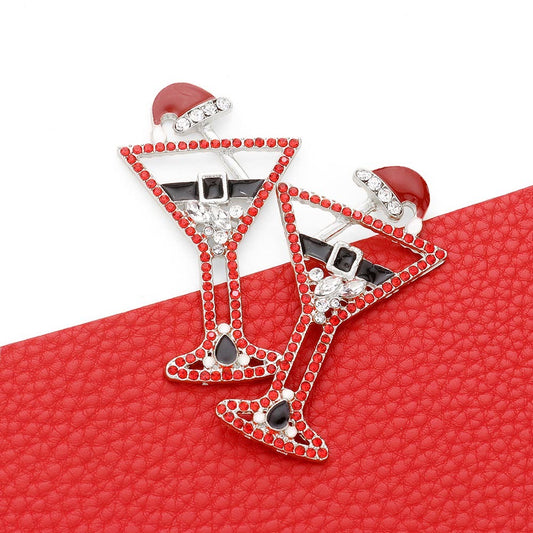 In Good Cheer - Rhodium Earrings