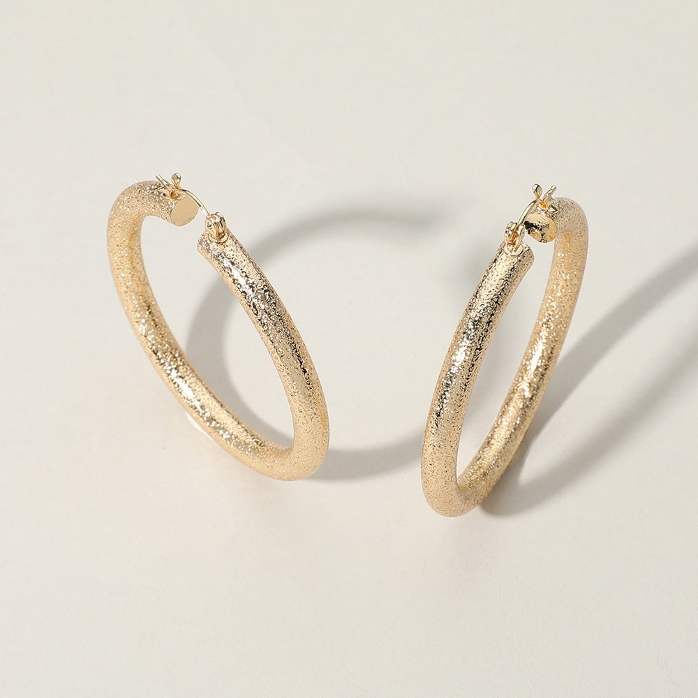 Glam Loop - Gold Earrings