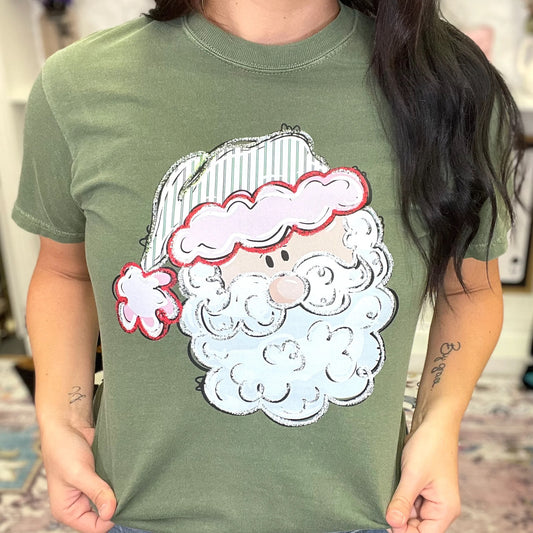 Vintage Santa Graphic Tee - Alie's Boutique