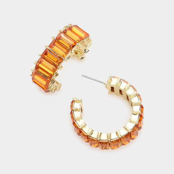 Ember Glow - Orange Earrings