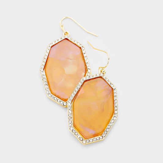 Gleam Horizon - Yellow Earrings