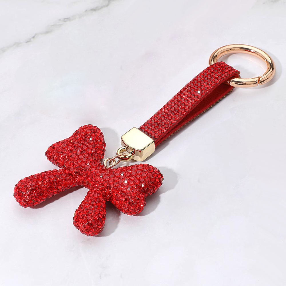 Feeling Festive - Red Keychain - Alie's Boutique