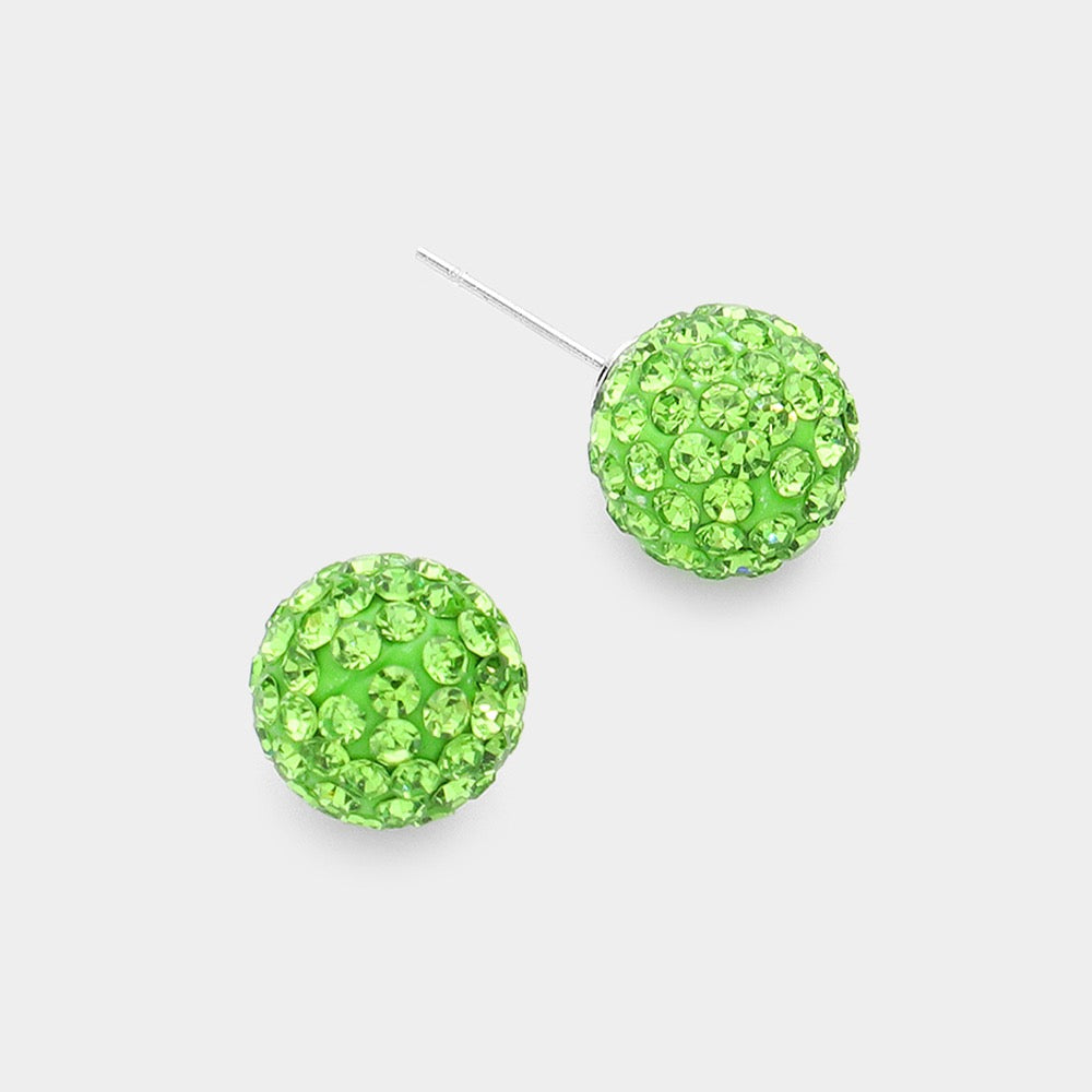 Sugar Rush - Green Stud Earrings - Shop Alies Bouutique