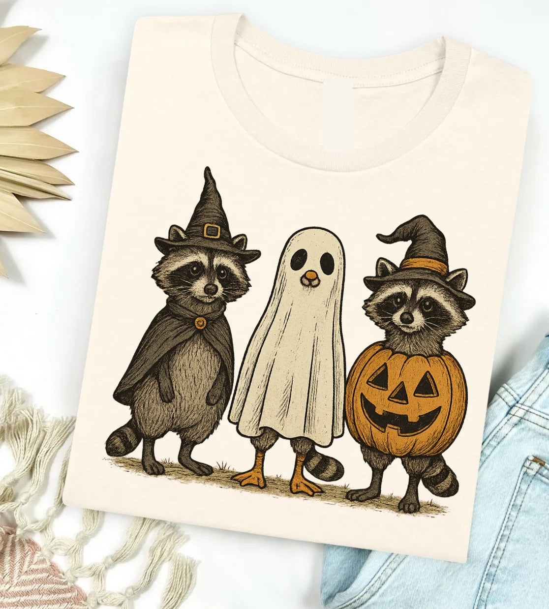 PREORDER - Racoon Ghost Graphic Tee