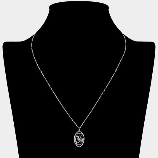 Half Time Hype - Silver Necklace