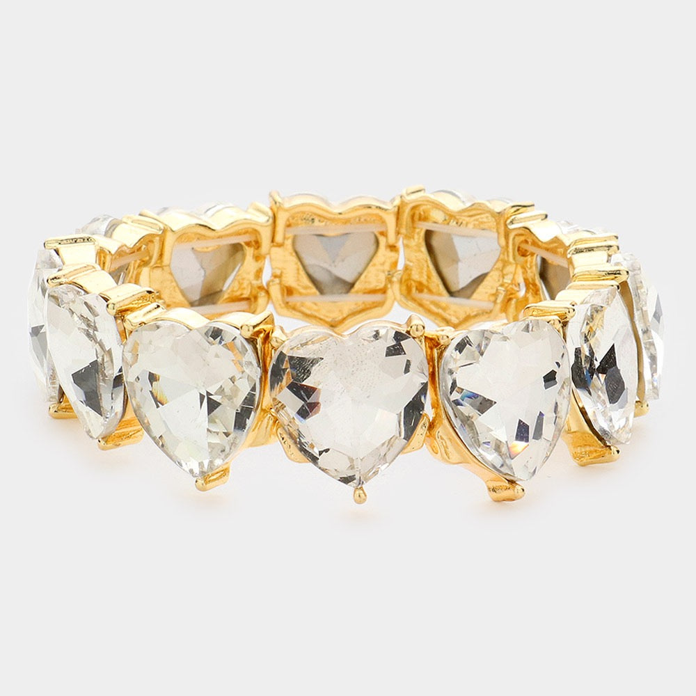 Hearts Aglow – Gold Bracelet