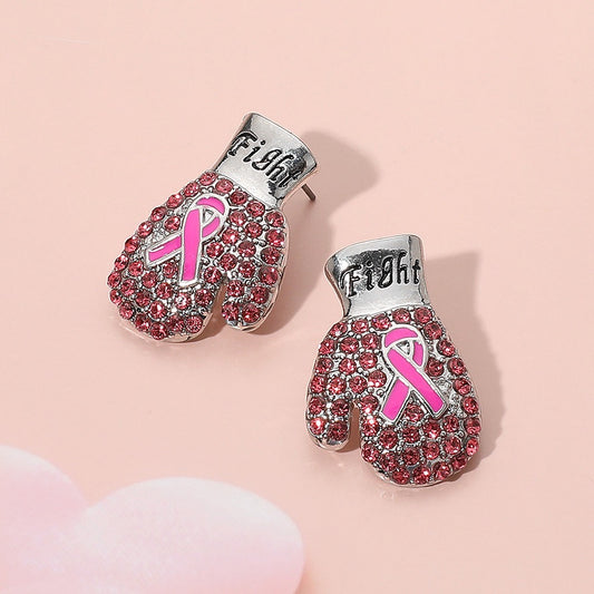 Fight On - Pink Earrings