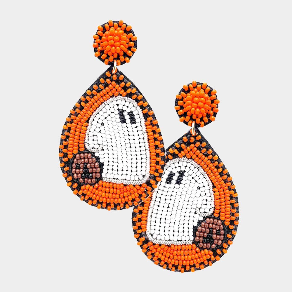 Phantom Glow - Orange Earrings