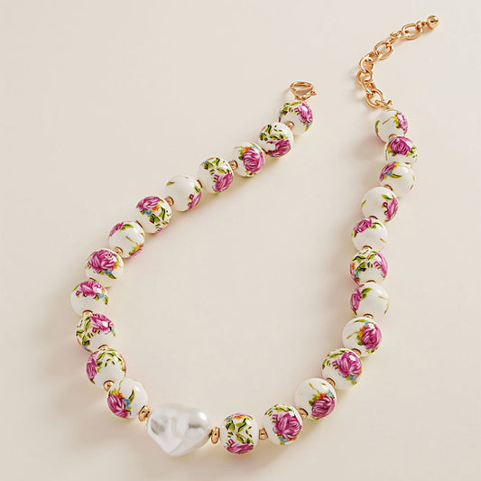 Garden Daydream - Pink Necklace