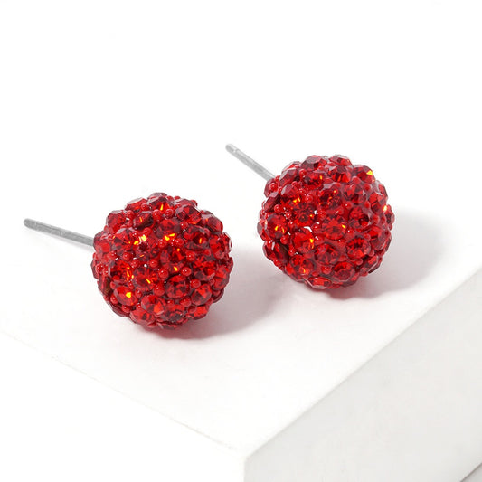 Orbit Glow - Red Earrings