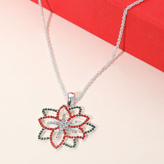 Season's Bloom - Multi Silver Necklace