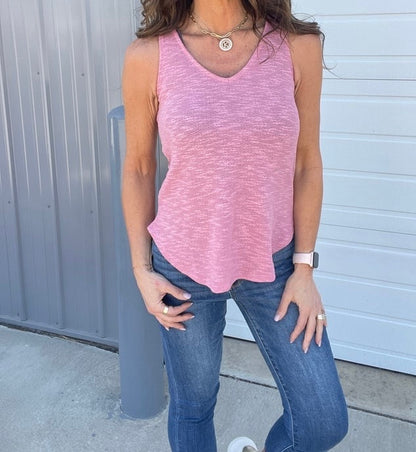PREORDER: Burnout Breeze Lightweight Sweater Knit Tank Top in 6 Colors - Shop Alies Bouutique