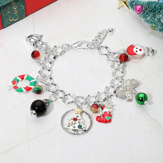 Frosted Merriment - Multi Silver Bracelet