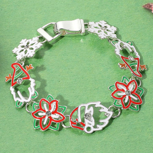 Gleeful Gathering - Multi Silver Bracelet