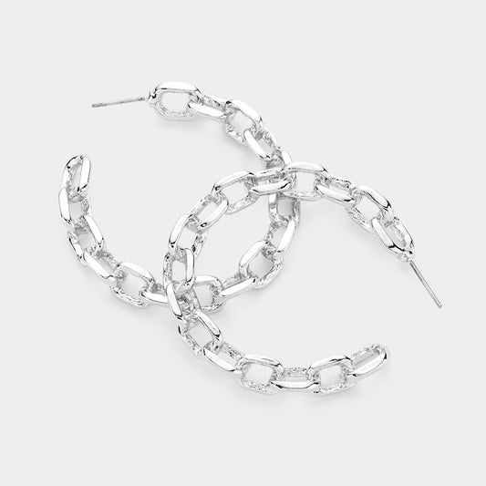 After Hours - Silver Earrings
