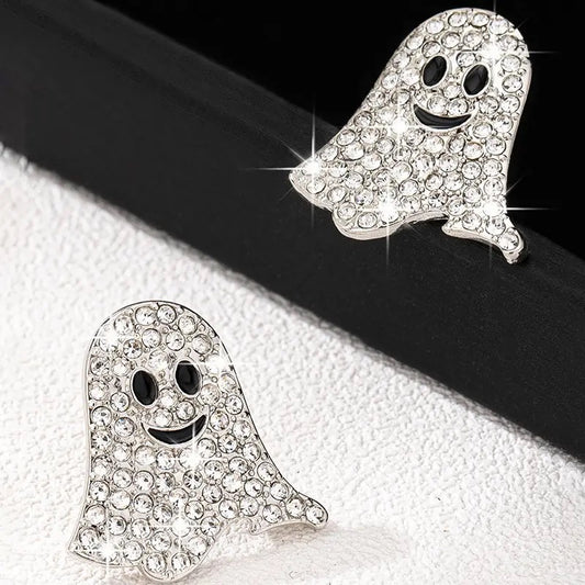 Boo-tiful Mischief - Silver Earrings