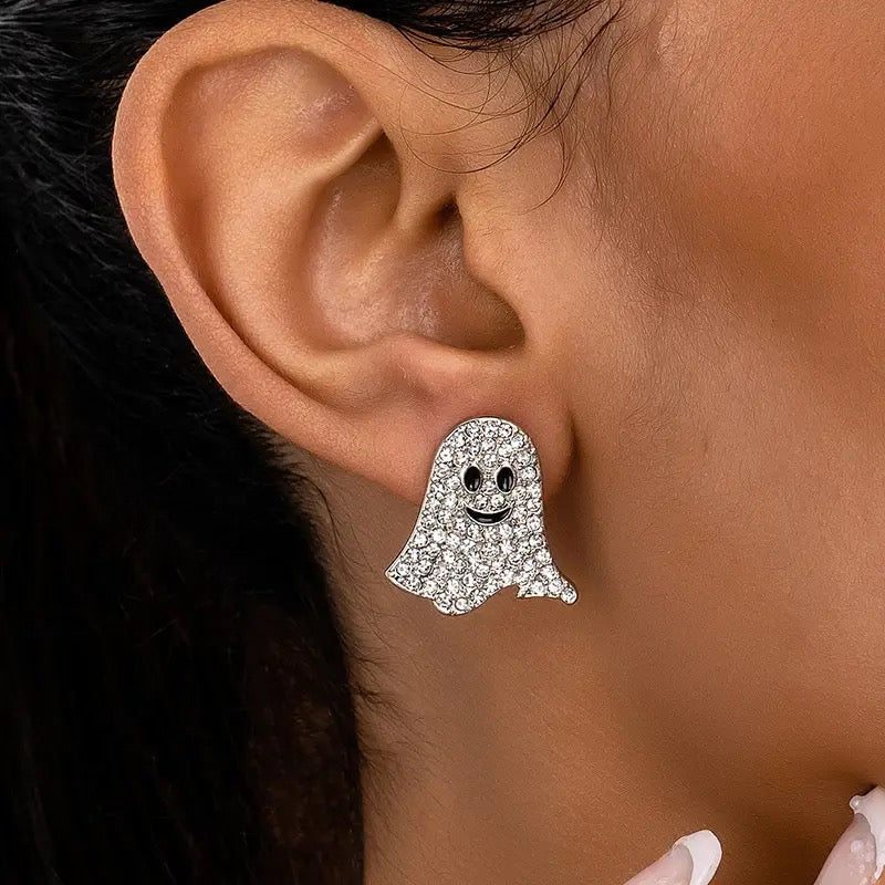 Boo-tiful Mischief - Silver Earrings