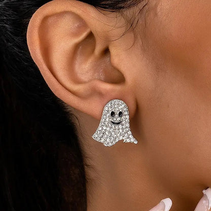 Boo-tiful Mischief - Silver Earrings