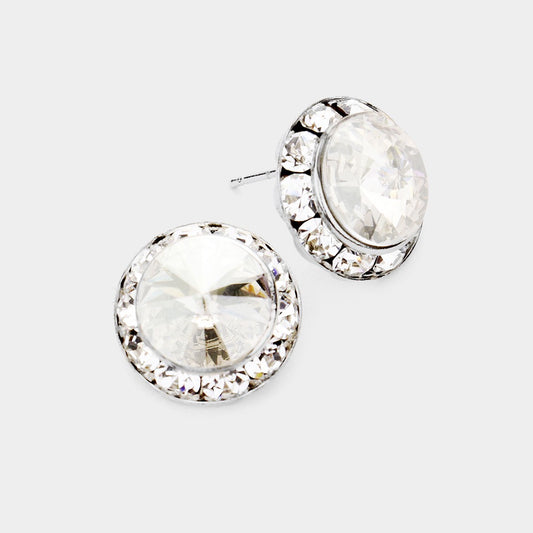 Starlit Reflections - Clear Earrings