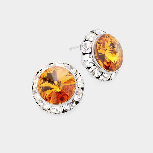 Starlit Reflections - Topaz Earrings