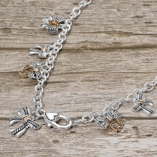 Tied To You - Silver Necklace
