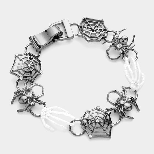 Phantom Thread – Black & White Bracelet