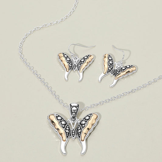 Patti's Flutter Dreams - Two-Tone Necklace
