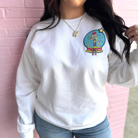 Yall Are Nuts Graphic Crewneck Sweatshirt