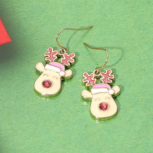 Jingle Joy - Pink Earrings