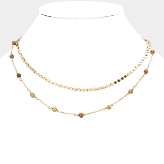 Double Dare - Brown Necklace