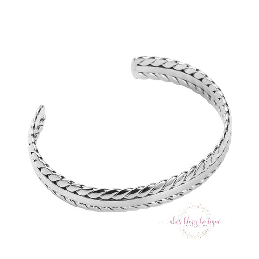 Got A Hold On You - Silver Bracelet - Alies Bling Bar