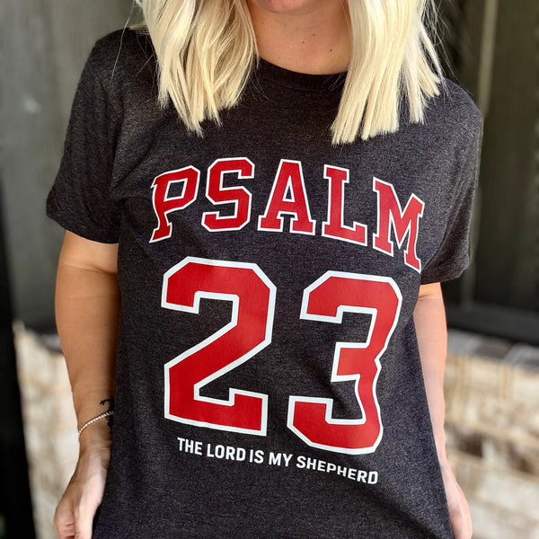 Psalm: 23 Red Graphic Tee