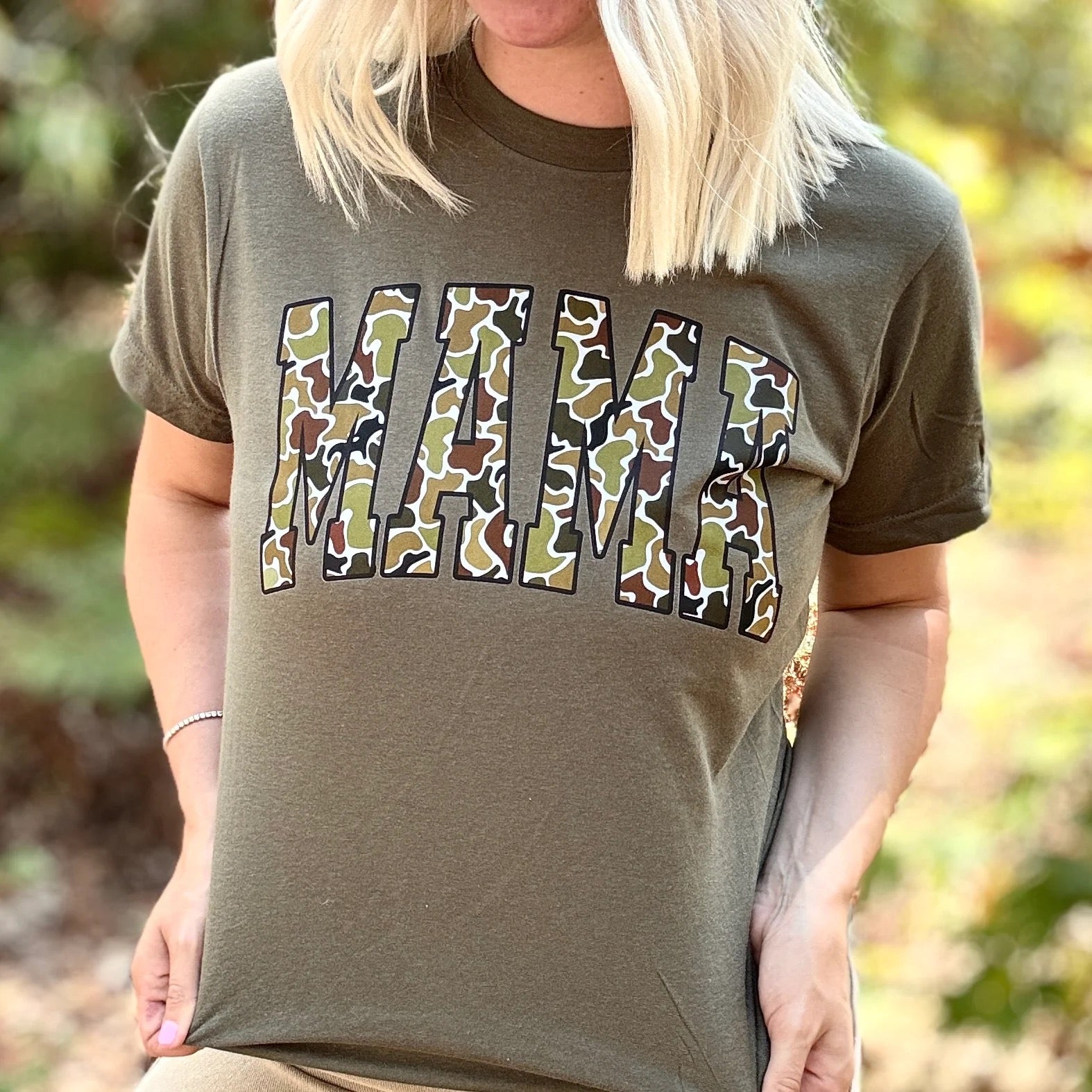 Camo Mama Graphic Tee - Alie's Boutique
