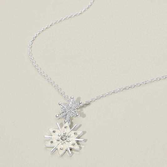 Frostlight Whisper - Silver Necklace