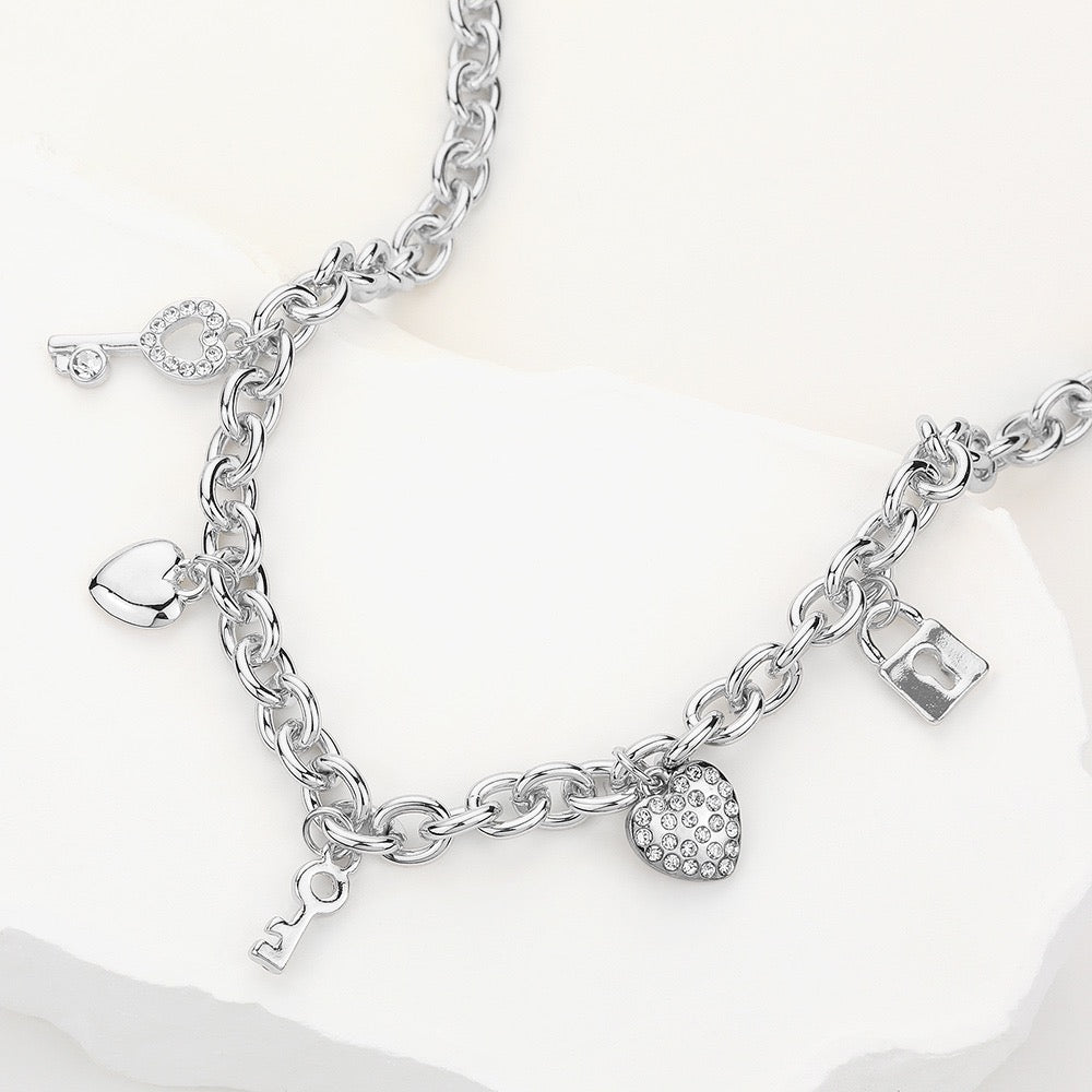 Keys to My Chaos - Silver Necklace