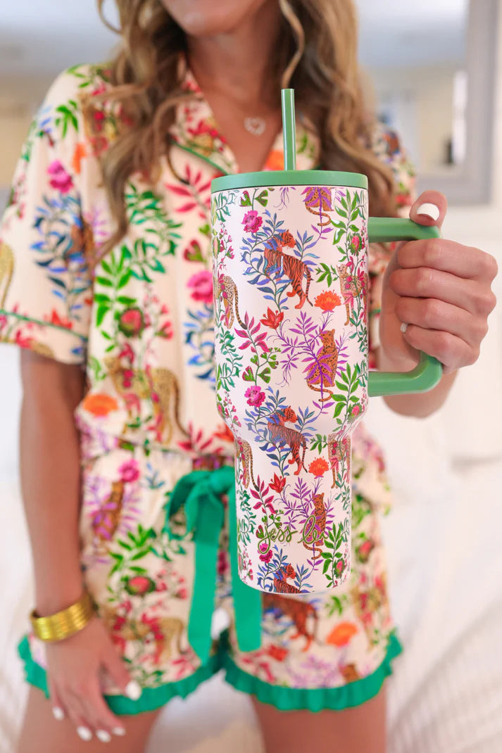 Jungle Oasis - Floral Tumbler