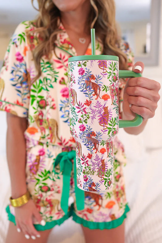 Jungle Oasis - Floral Tumbler