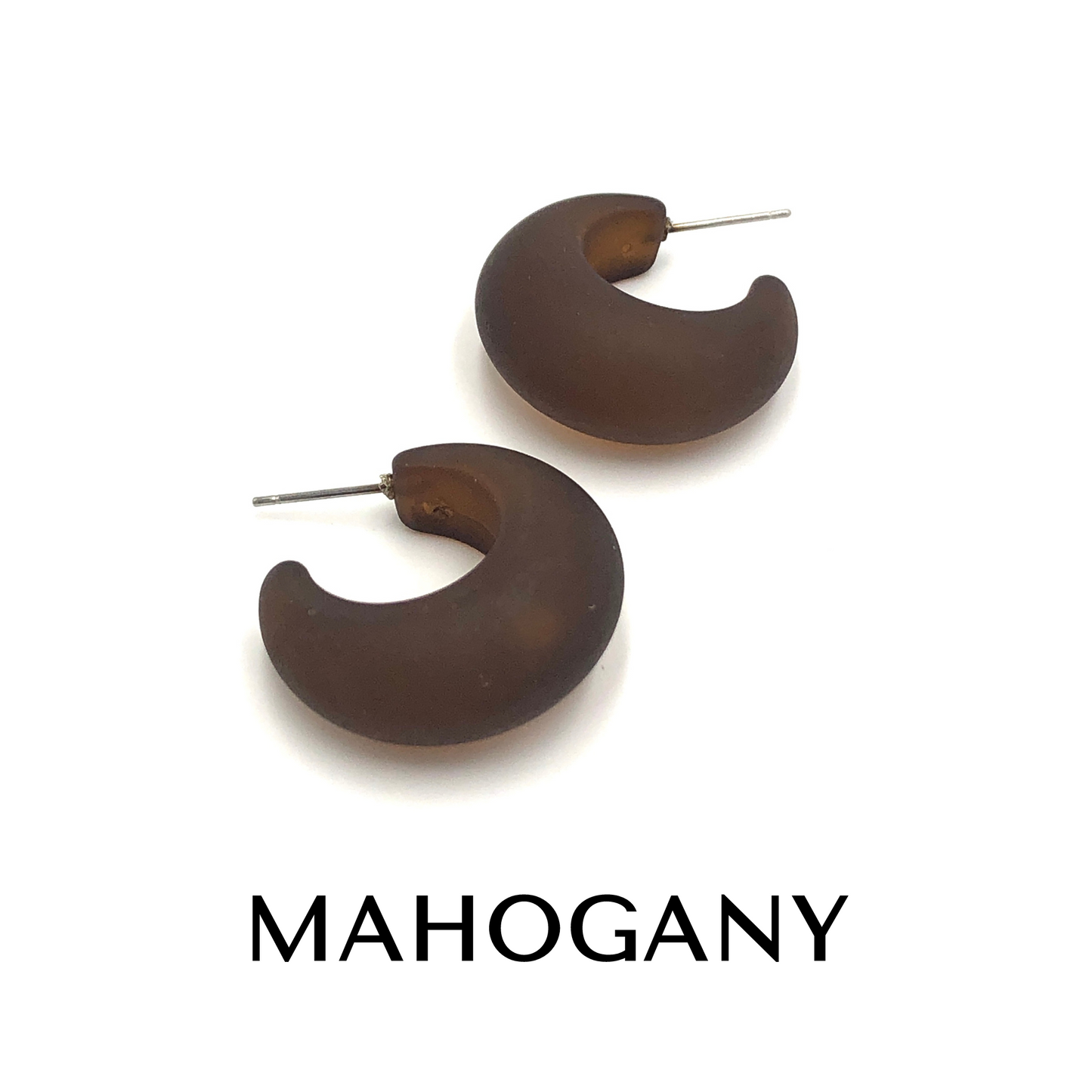 Chunky Snail Shell Hoop Earrings -  Leetie Lovendale