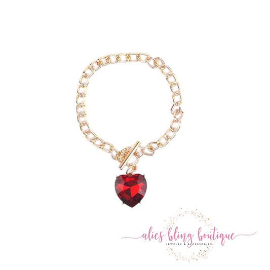 Love At First Sight Bracelet In Gold - Alies Bling Bar