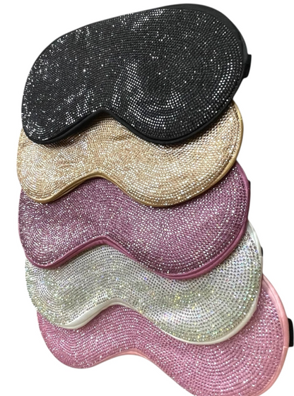 Dream Gleam - Iridescent Rhinestone Mask