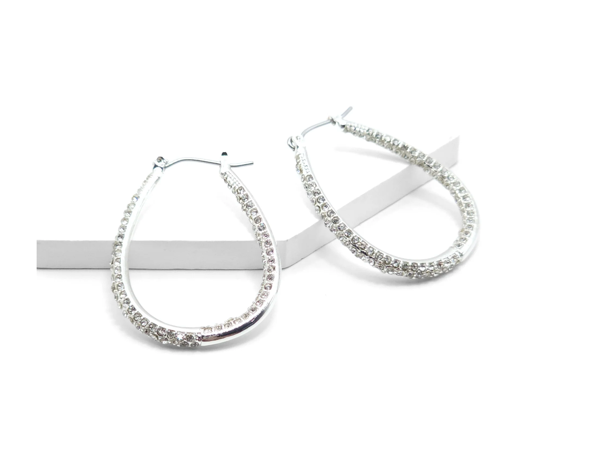 Twinkle Drop - Silver Earrings