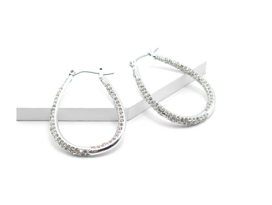 Twinkle Drop - Silver Earrings