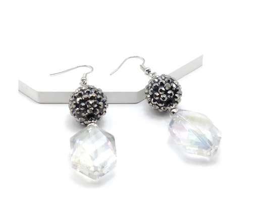 Glimmer & Grit - Silver Earrings
