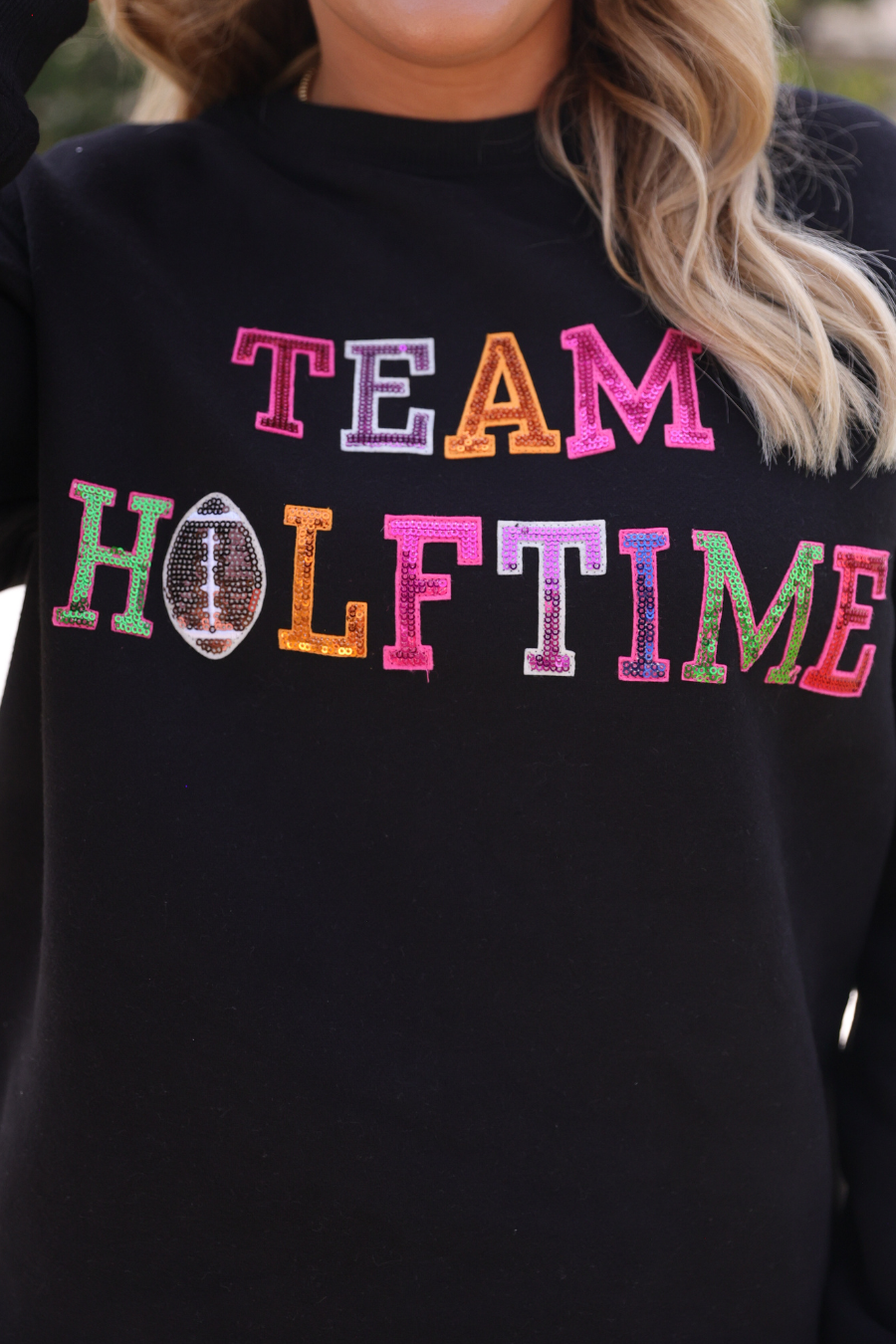 PREORDER- Team Halftime Patch Sweatshirt - Shop Alies Bouutique