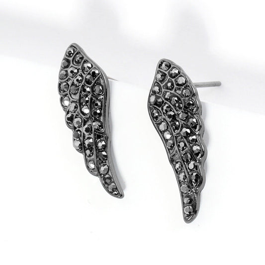 Always With You - Hematite Earrings-Shop Alies Boutique