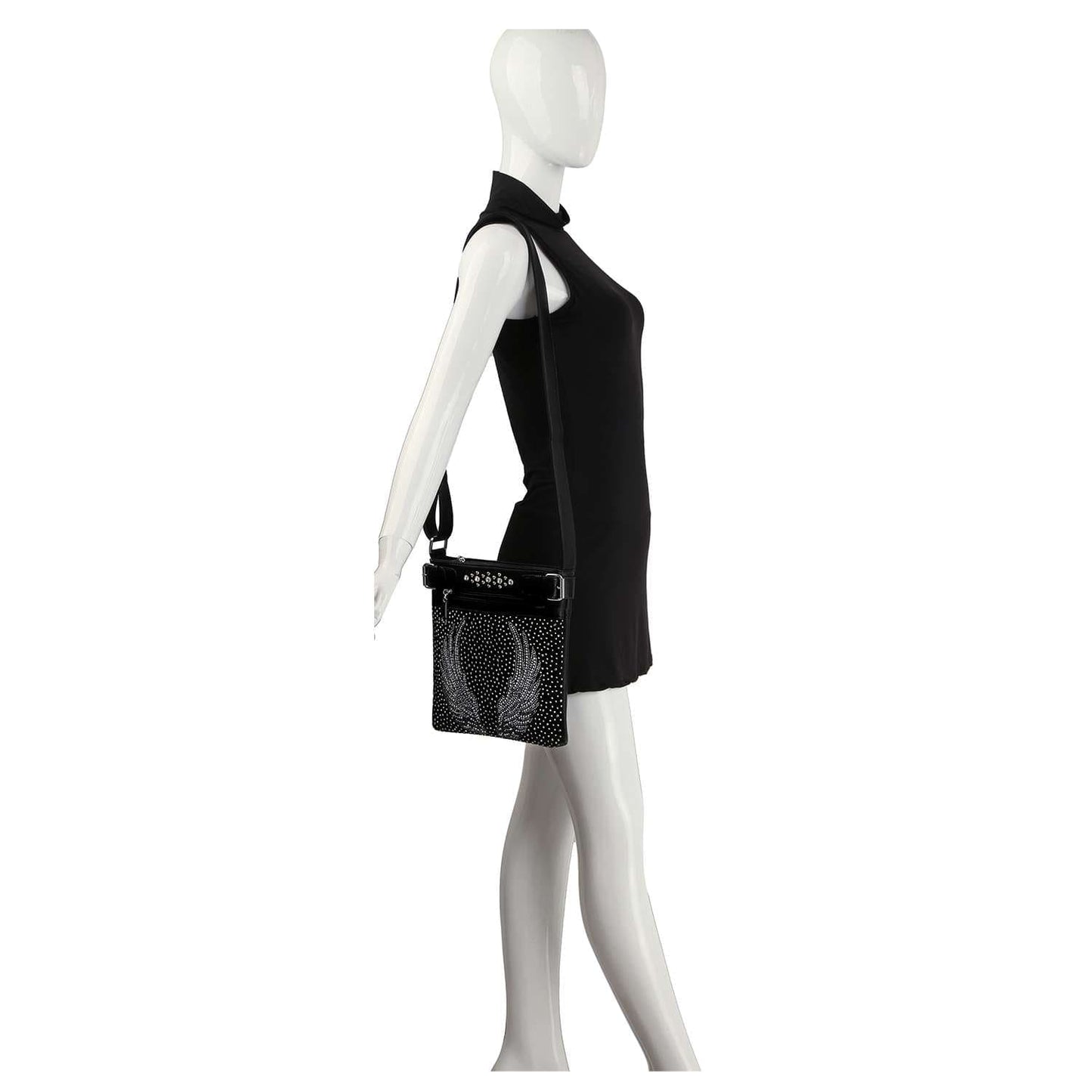 Angel Wings Sparkle Sling Bag
