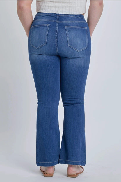 Cello A Flare For Style Pull On Jeans - Dark Wash-Shop Alies Boutique
