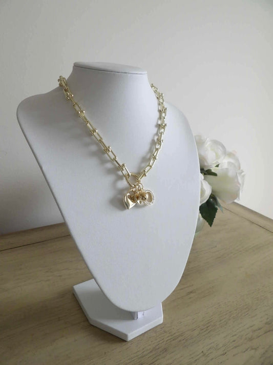 Charm Ties Club - Gold Necklace - Shop Alies Boutique - Shop Alies Boutique